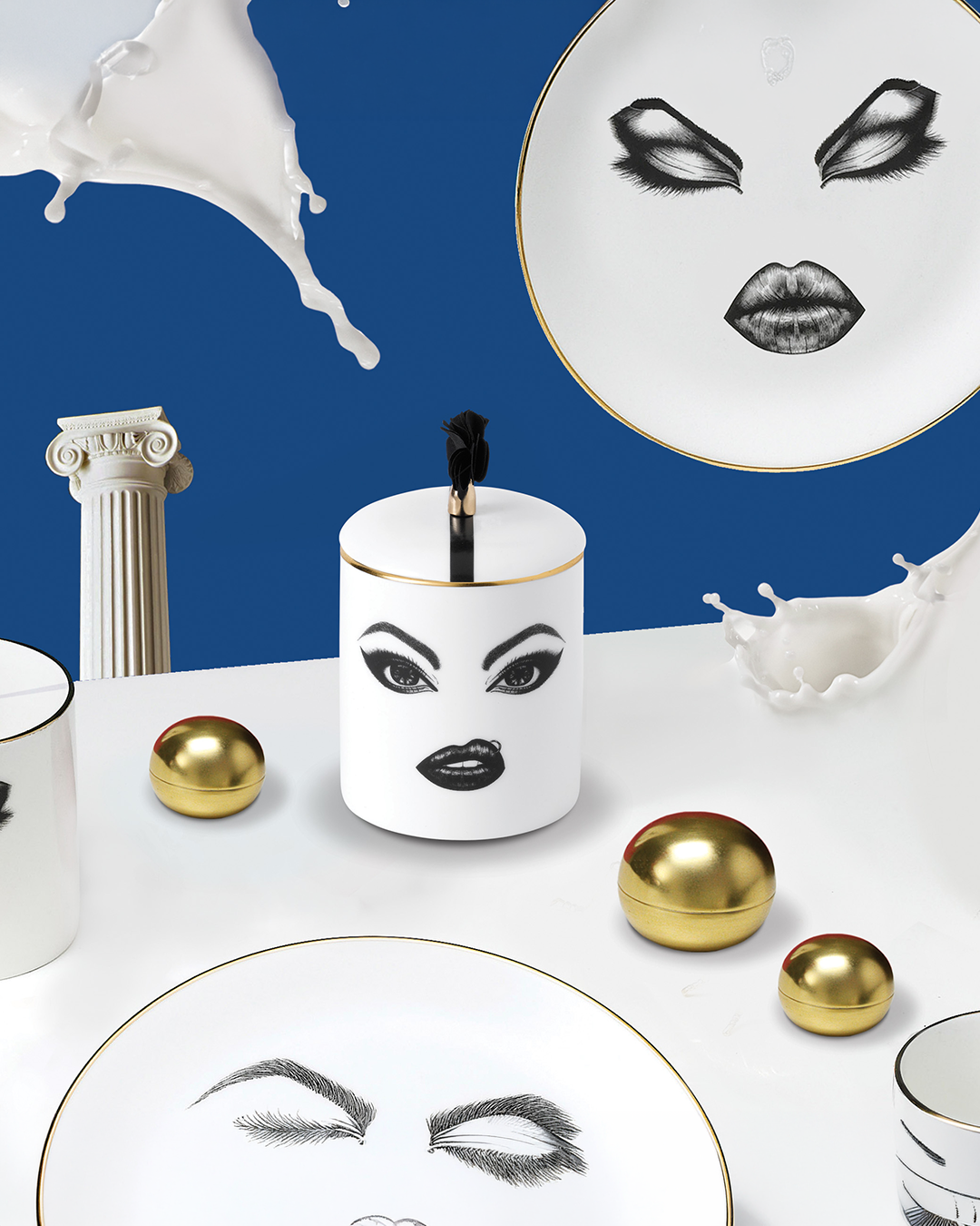 LDC Geurkaars - The Punk Scented Candle with Hat (op=op)