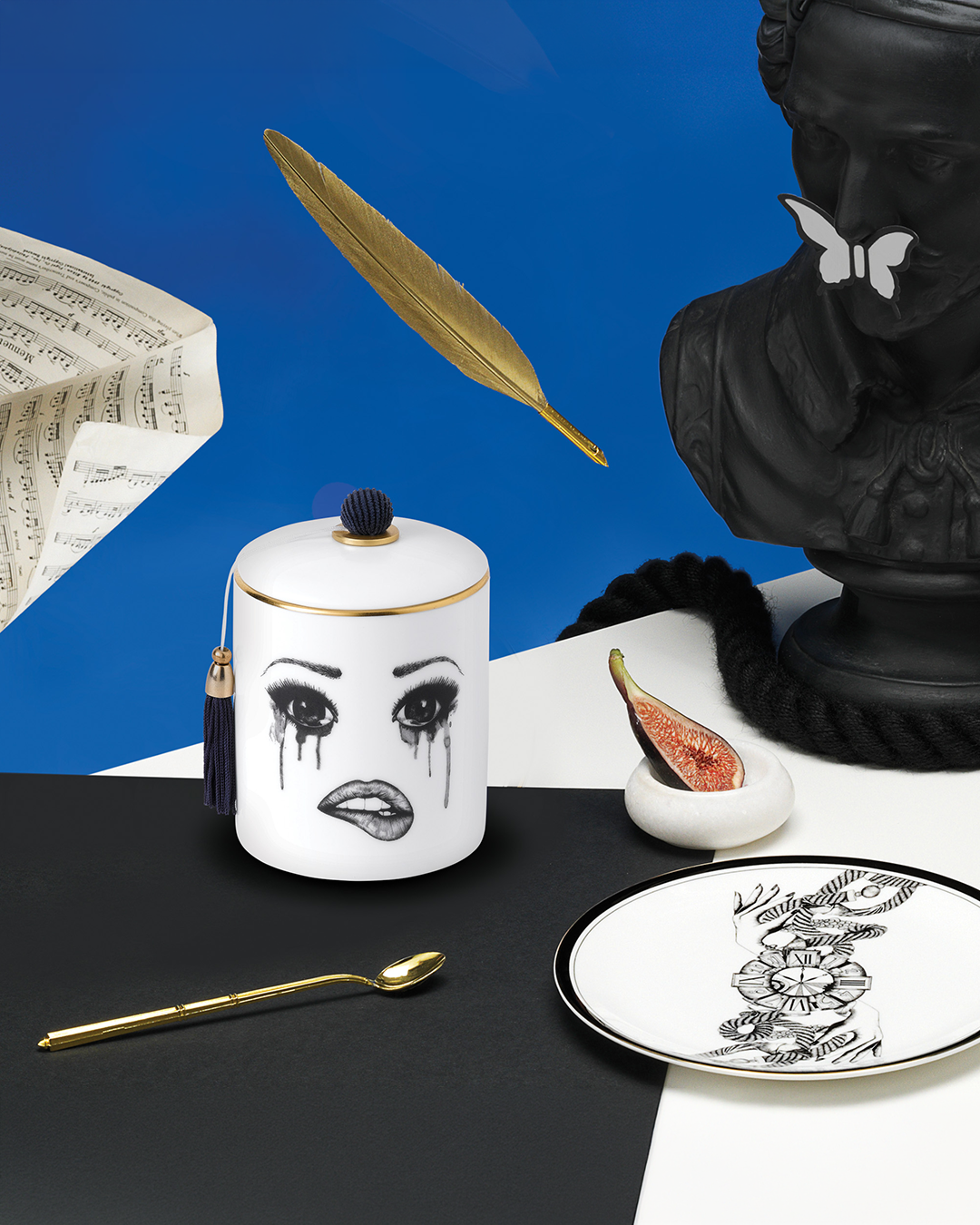 LDC Geurkaars - The Poet Scented Candle with Hat (op=op)