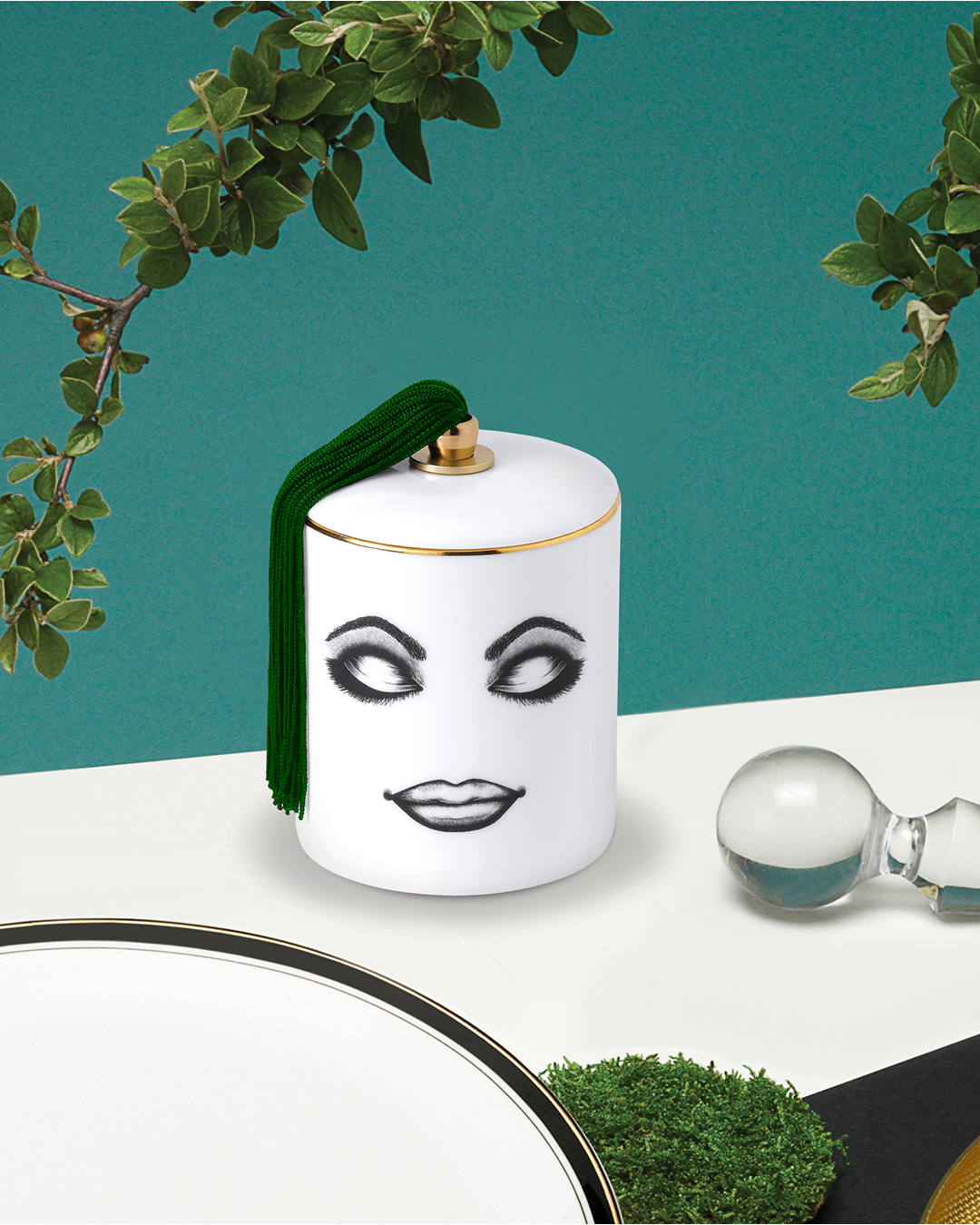 LDC Geurkaars - The Ponderer Scented Candle with Hat (op=op)