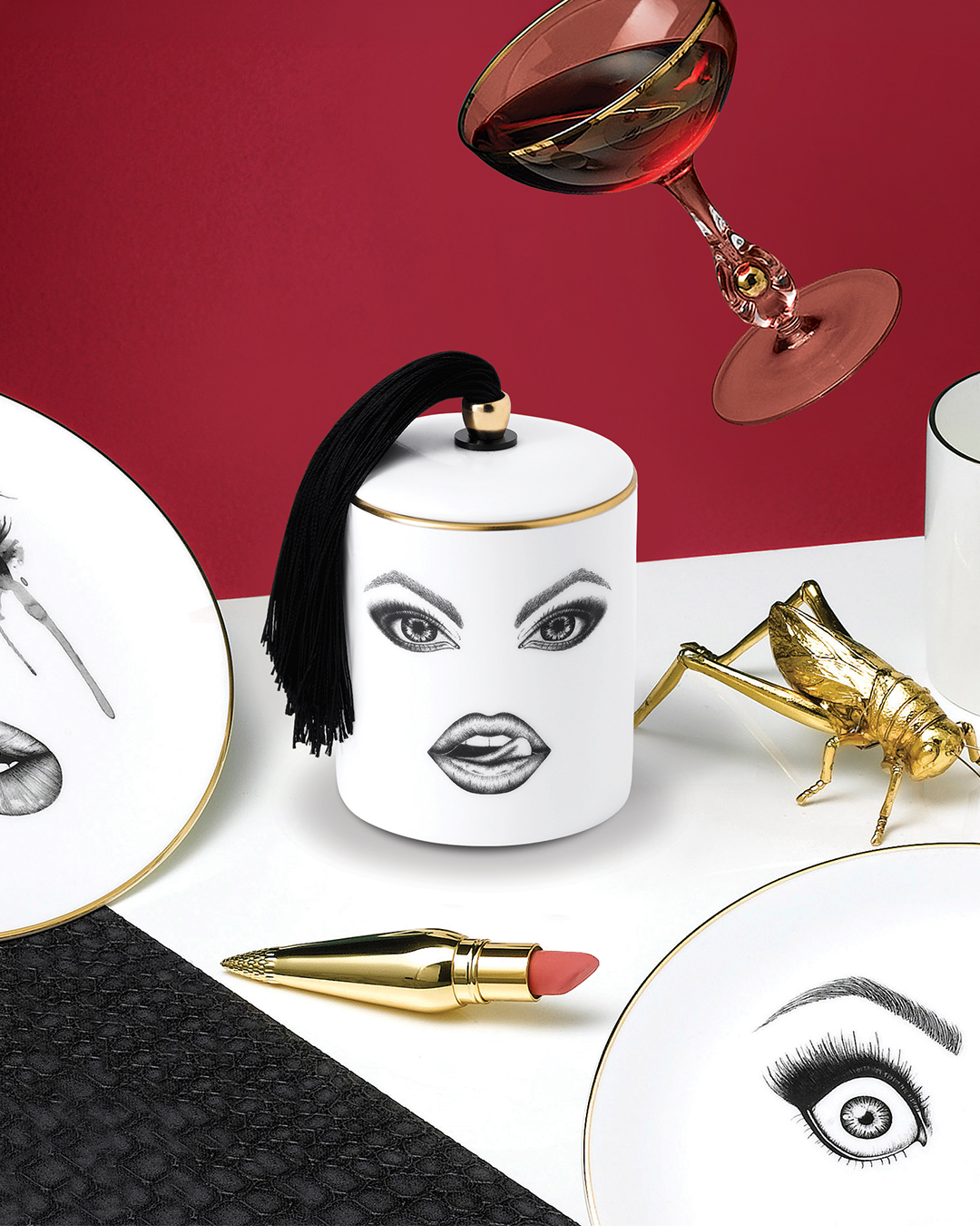 LDC Geurkaars - The Provocateur Scented Candle with Hat (op=op)