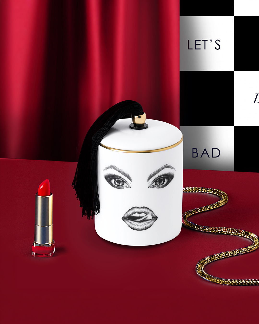 LDC Geurkaars - The Provocateur Scented Candle with Hat (op=op)