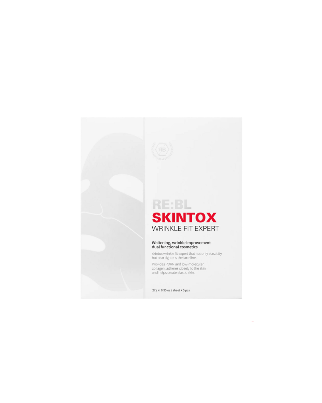 RE:BL - Wrinkle Fit Expert Collageen Sheet Masker (5st.)